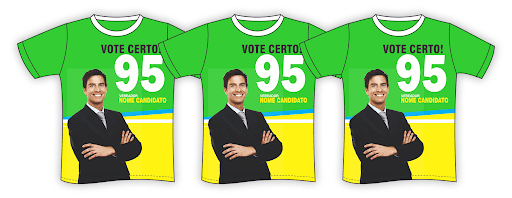 Camisas de campanha personalizadas