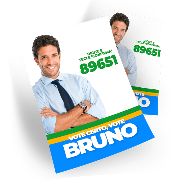 Santinhos de campanha impressos